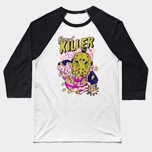 Cereal Killer Funny Horror Humor Baseball T-Shirt